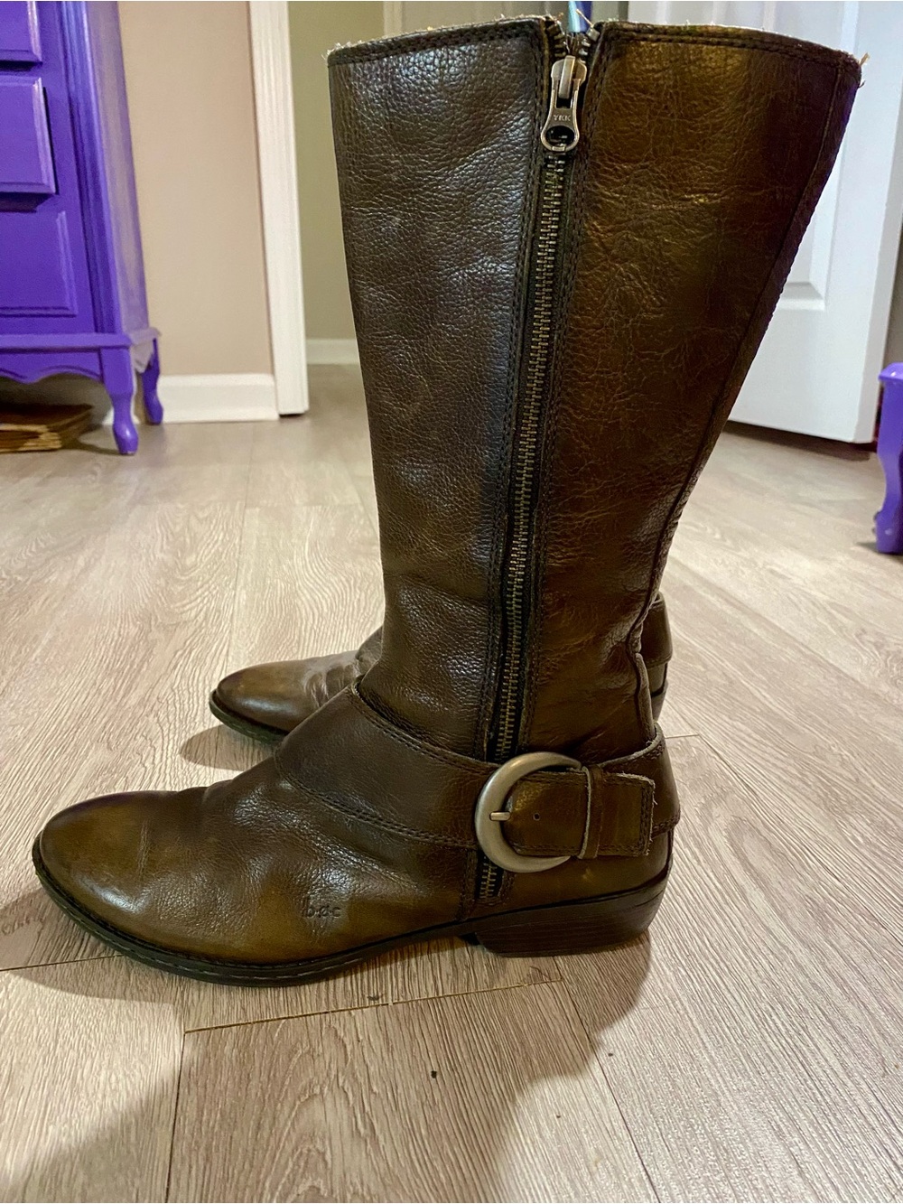 b.o.c. Brown Leather Boots